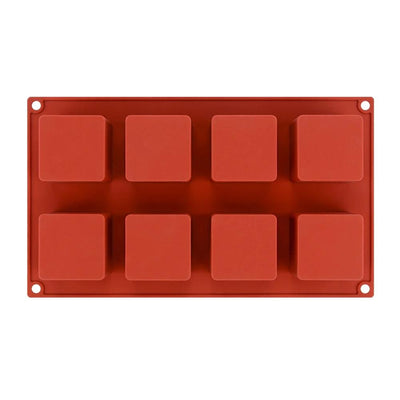 Cube shaped silicone mold