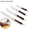 Professional cake icing bended spatula