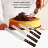 Professional cake icing bended spatula